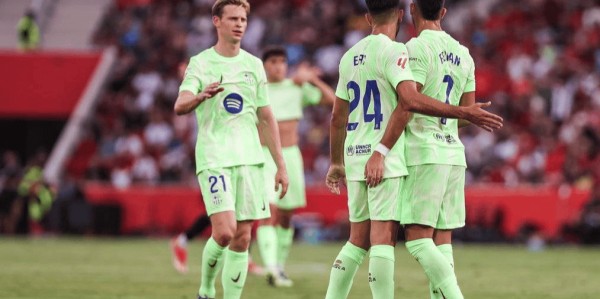 西甲-亚马尔传射拉菲尼亚破门巴萨3-0九人马洛卡迎开门红